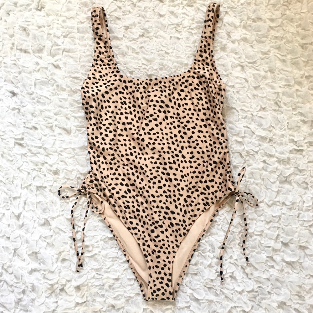 NWT Cheetah Print One Piece Swimsuit